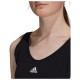 Adidas Γυναικείο μπουστάκι Essentials 3-Stripes Crop top with removable pads